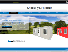Tablet Screenshot of container-vitalbox.com